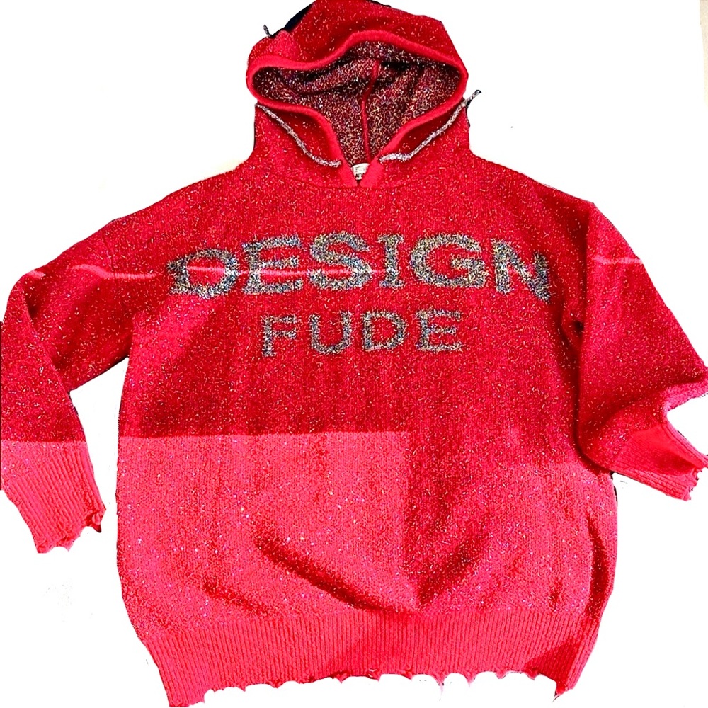 Ananu Glitter Sweater – Size S (Oversized) – Brand New – Statement Piece